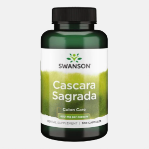 Cascara Sagrada 450 mg – 100 cápsulas – Swanson