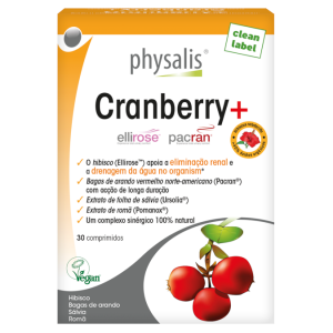 Cranberry+ – 30 comprimidos – Physalis