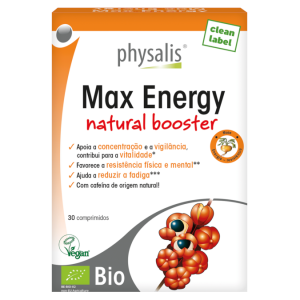 Max Energy – 30 comprimidos – Physalis