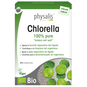 Chlorella – 200 comprimidos – Physalis