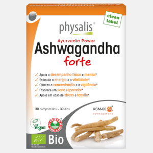 Ashwagandha forte – 30 comprimidos – Physalis