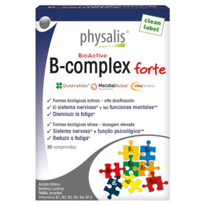 B-complex forte – 30 comprimidos – Physalis