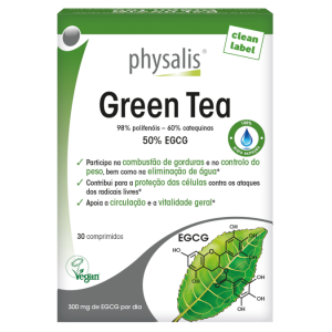 Green Tea – 30 comprimidos – Physalis