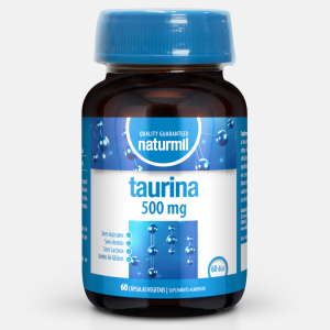 Taurina 500 mg – 60 cápsulas – Naturmil