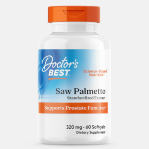 Saw Palmetto Standardized Extract 320mg – 60 softgels – Doctor’s Best