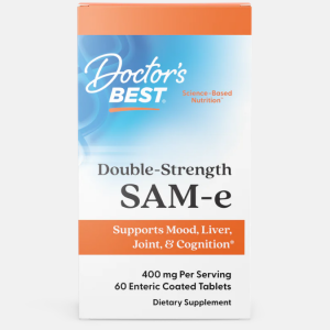 Double-Strength SAM-e 400mg – 60 comprimidos – Doctor’s Best