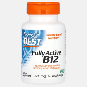 Fully Active B12 1500mcg – 60 cápsulas – Doctor’s Best