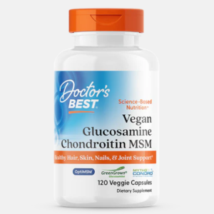 Vegan Glucosamine Chondroitin MSM – 120 veggie caps – Doctor’s Best