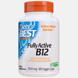 Fully Active B12 1500mcg – 180 cápsulas – Doctor’s Best