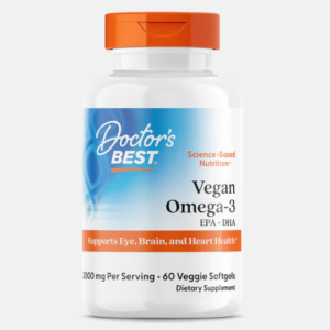 Vegan Omega-3 EPA + DHA – 60 veggie softgels – Doctor’s Best