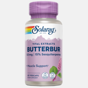 Butterbur (petasita) – 50mg – 60 cápsulas – Solaray