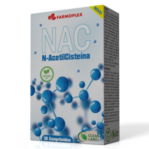 NAC N-Acetilcisteína Vegan – 30 comprimidos – Farmoplex