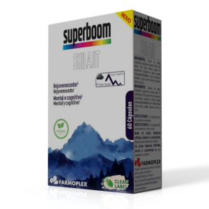 Superboom Shilajit Vegan – 60 cápsulas – Farmoplex