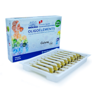 Oligoelemento Cobre – 20 ampolas – Bioligo