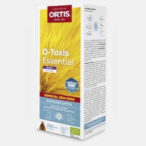 D-Toxis Essential sem iodo Maçã – 250ml – Ortis