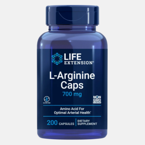 L-Arginine Caps 700mg – 200 cápsulas – Life Extension