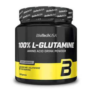 100% L-Glutamine Unflavoured – 500g – Biotech USA