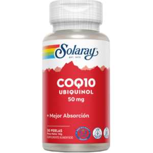 Ubiquinol CoQ-10 50 mg – 30 cápsulas – Solaray