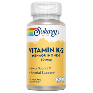 Vitamin K-2 (Menaquinone-7) 50mcg – 30 cápsulas – Solaray