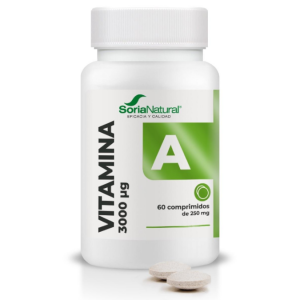 Vitamina A – 60 comprimidos – Soria Natural