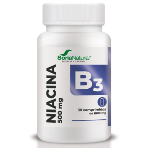 Vitamina B3 – 30 comprimidos – Soria Natural