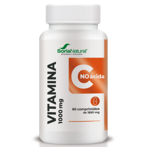 Vitamina C não ácida – 60 comprimidos – Soria Natural