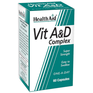 Vit A 5000 UI & Vit D 400 UI Complex – 100 Cápsulas – Health Aid