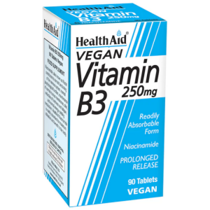 Vit B3 (niacinamida) – 90 Comprimidos – Health Aid