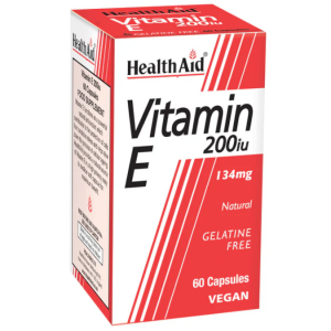 Vitamin E Natural 200 UI – 60 Cápsulas – Health Aid