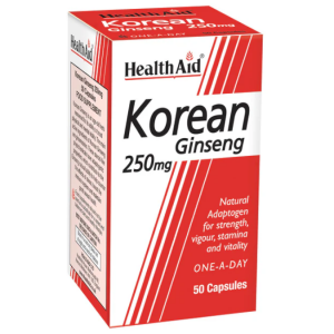 Ginseng Coreano (Raíz) – 50 Cápsulas – Health Aid