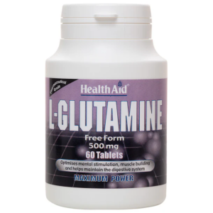 L-Glutamina 500 mg – 60 Comprimidos – Health Aid