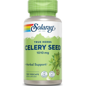 Celery Seed 505mg – 100 cápsulas – Solaray