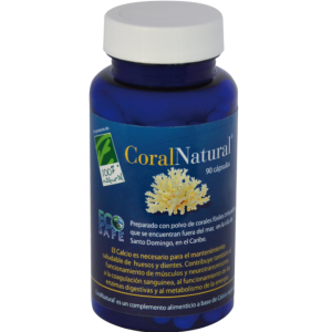 CoralNatural 1000mg – 90 cápsulas – Cien por Cien Natural