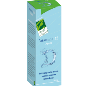 Vitamina D3 Líquida – 50ml – Cien por Cien Natural