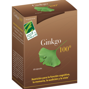 Ginkgo 100 – 60 cápsulas – Cien por Cien Natural