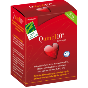 Quinol10 50mg – 90 cápsulas – Cien por Cien Natural