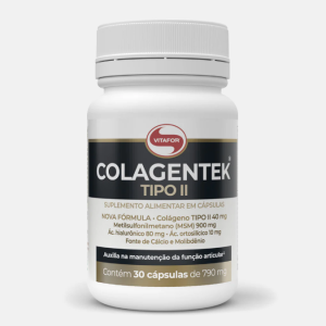 COLAGENTEK Tipo II – 30 cápsulas – Vitafor