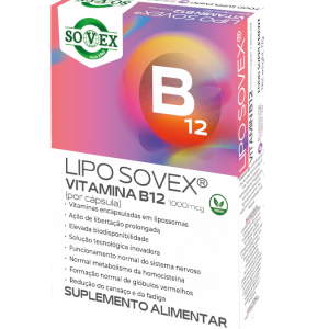 LIPO SOVEX Vitamina B12 1000mcg – 30 cápsulas