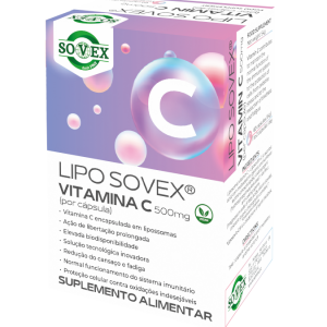 LIPO SOVEX Vitamina C 500mg – 60 cápsulas