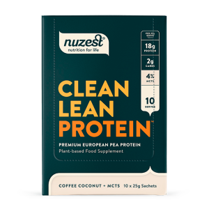 Clean Lean Protein Functional Coffee Coconut + MCTs Sachet – 10 x 25 g – Nuzest