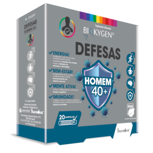 Biokygen Defesas Homem 40+ – 20 ampolas – Fharmonat