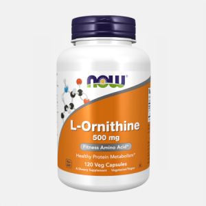 L-Ornithine 500mg – 120 cápsulas – Now