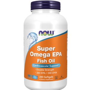 Super Omega EPA Fish Oil – 240 cápsulas – Now