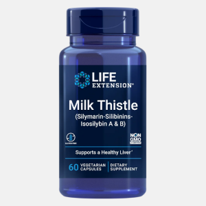 Milk Thistle (Silymarin Silibinins Isosilybin A & B) – 60 veg cápsulas – Life Extension